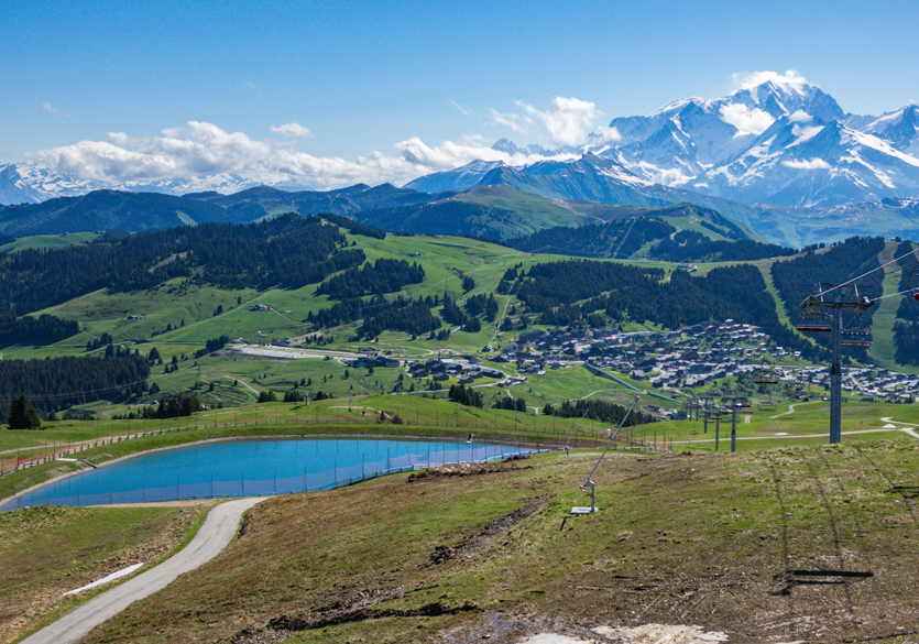 Les Saisies vues du Mont Bisanne